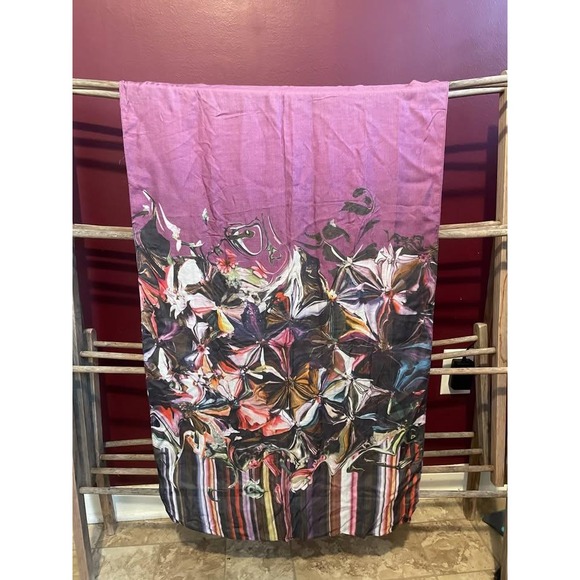 Lafayette Accessories Other - Lafayette Accessories Floral Blend Scarf Wrap 90% Modal 10% Cashmere